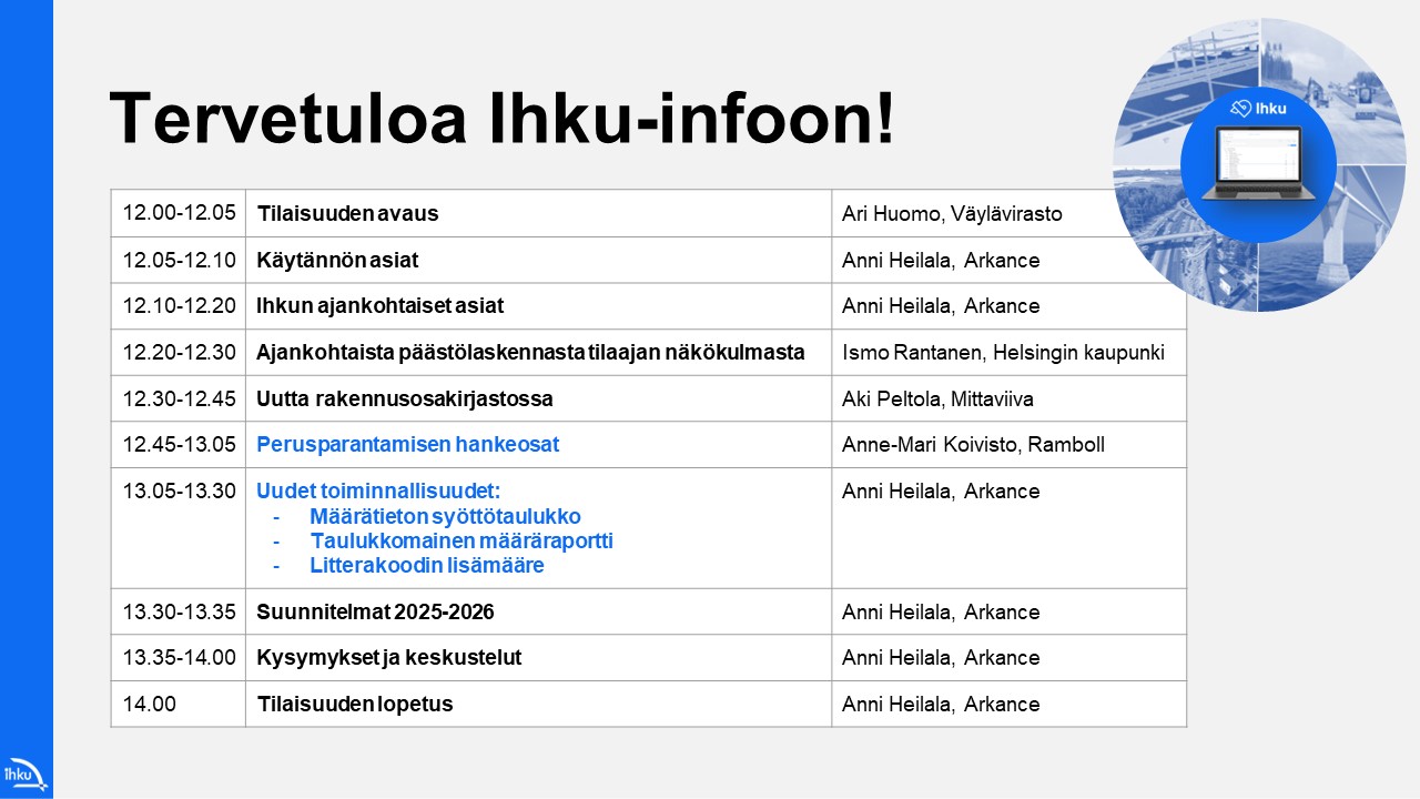 Ihku-infon pdf-esityksen sisältö